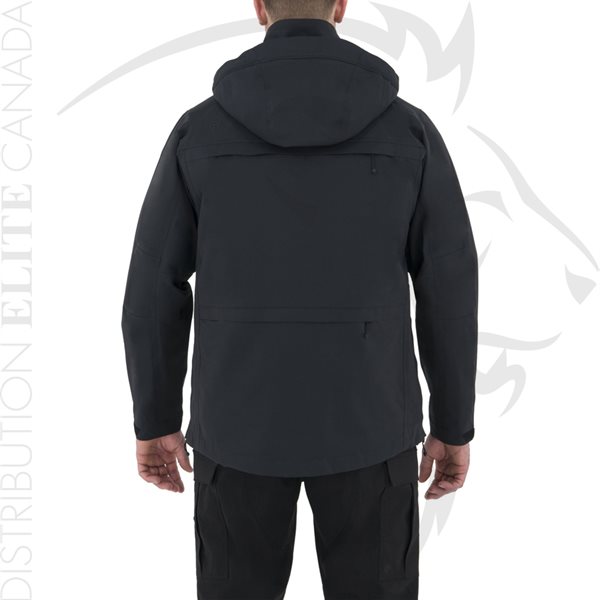 Chemise Tactique First Tactical Pour Hommes - Manches Courtes, Noir - Polycoton - Taille Standard
