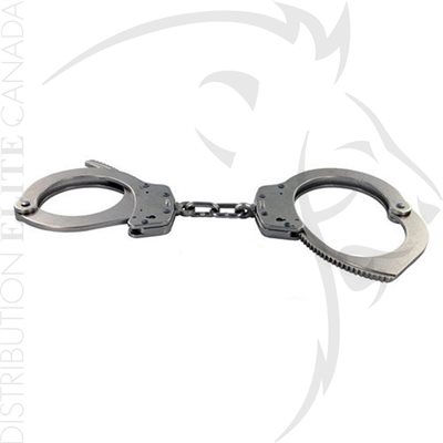 S&W M-1 CHAIN HANDCUFF - SLOT LOCK - NICKEL S&W M-1 CHAIN HANDCUFF - SLOT LOCK - NICKEL