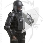 PREMIER CROWN TORSO BODY SHIELD (ANGLED HANDLE) - POLICE