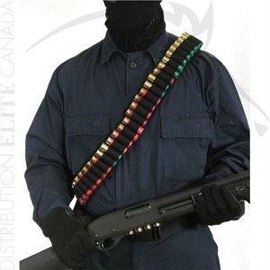 BLACKHAWK SHOTGUN BANDOLEER BLACK