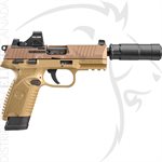 FN AMERICA FN 502 TACTICAL - FDE / FDE - (1) 15-RND (1) 10-RND