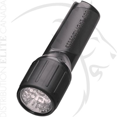 STREAMLIGHT 4AA LED W / WHITE LEDS - BLACK - BATTERIES - CLAM