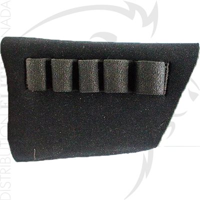 UNCLE MIKE'S BUTTSTOCK SHELL HOLD NEOPRENE BLK SHTGN 5 LOOPS UNCLE MIKE'S BUTTSTOCK SHELL HOLD NEOPRENE BLK SHTGN 5 LOOPS