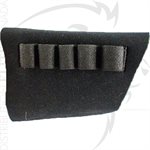 UNCLE MIKE'S BUTTSTOCK SHELL HOLD NEOPRENE BLK SHTGN 5 LOOPS