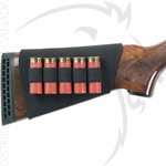 UNCLE MIKE'S BUTTSTOCK SHELL HOLD NEOPRENE BLK SHTGN 5 LOOPS