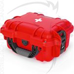NANUK 905 CASE EMPTY W / FIRST AID LOGO - ROUGE