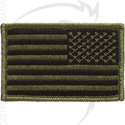 BLACKHAWK PATCH - AMERICAN FLAG SUBDUED REVERSED 2X3in BLACKHAWK PATCH - AMERICAN FLAG SUBDUED REVERSED 2X3in