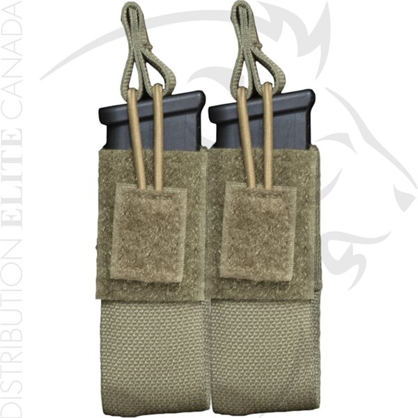 ARMOR EXPRESS PERAFLEX POUCH DOUBLE PISTOL MAG BLACK