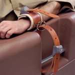 HUMANE RESTRAINT LEATHER BELT (LOCKING) - 42in