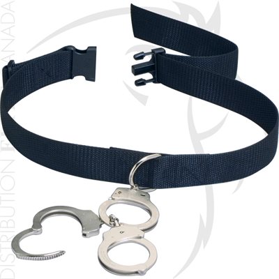 HUMANE RESTRAINT CEINTURE EN NYLON A / MENOTTE - SIDE BUCKLE HUMANE RESTRAINT CEINTURE EN NYLON A / MENOTTE - SIDE BUCKLE