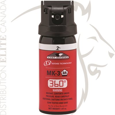 DEF-TEC FIRST DEFENSE .2% MK-3 - 1.47oz - OC / STREAM 360