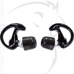 SUREFIRE COMPLY FOAM TIPPED FULL BLOCK - MD - BLK - 25 PAIR