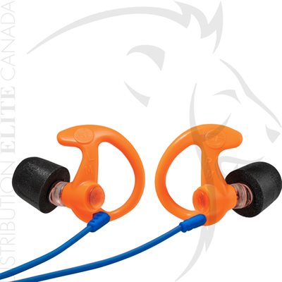 SUREFIRE COMPLY FOAM TIPPED FULL BLOCK EARPLUGS - MD - OR