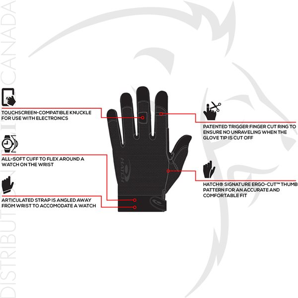 HATCH TSK325 TASK MEDIUM KEVLAR GLOVES SMALL
