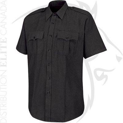 HORACE SMALL SENTRY S / S SHIRT - MEN - ZIPPER - BLACK - N17.5