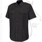 HORACE SMALL SENTRY S / S SHIRT - MEN - ZIPPER - BLACK - N17.5