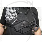 HI-TEC SINGLE RADIO CHEST HARNESS W / DUAL POCKETS