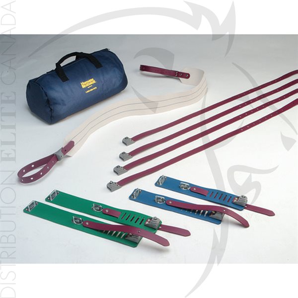 HUMANE RESTRAINT LOCKING BED RESTRAINT KIT 11 (POLYURETHANE)