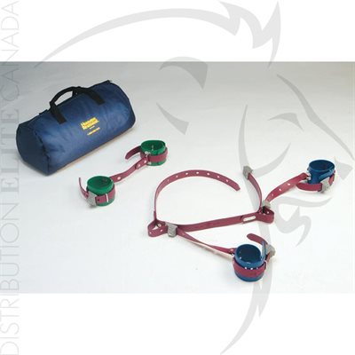 HUMANE RESTRAINT ADJUST AMBULATORY RESTRAINT KIT 13 (POLY) HUMANE RESTRAINT ADJUST AMBULATORY RESTRAINT KIT 13 (POLY)