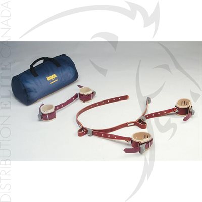 HUMANE RESTRAINT CONTENTION AMBULATOIRE AJUST KIT 7 (CUIR) HUMANE RESTRAINT CONTENTION AMBULATOIRE AJUST KIT 7 (CUIR)