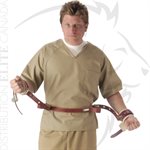 HUMANE RESTRAINT LEATHER WRIST TO WAIST RESTRAINT