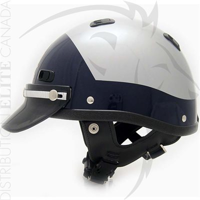 SUPER SEER S1617 MOUNTED HELMET - SILVER & DARK BLUE