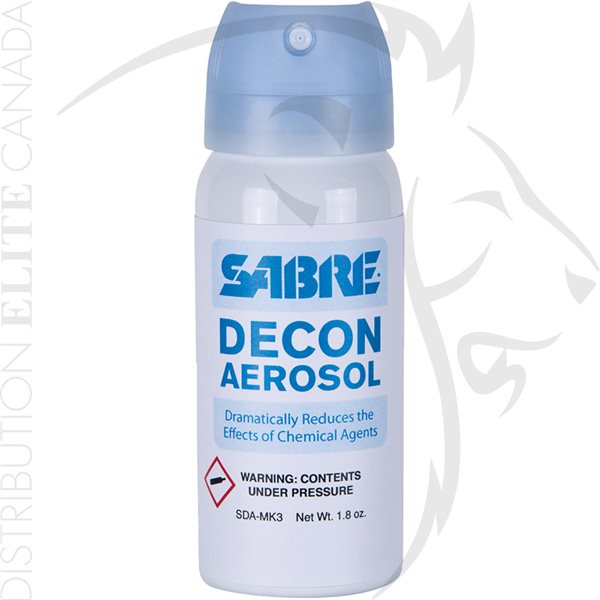 SABRE DECON AEROSOL SPRAY 1.8oz