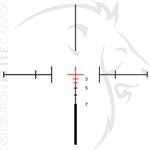 TRIJICON ACOG 3X24 - CROSSHAIR .223 / 55GR. BALLIS RET - ROUGE