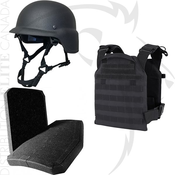 USI LEVEL IV ACTIVE SHOOTER KIT BLACK SMALL