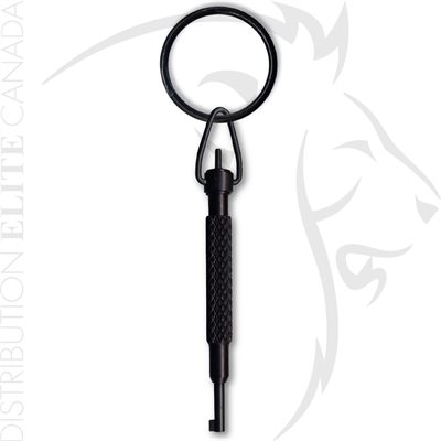 ZAK TOOL ALUMINUM SWIVEL KEY - BLACK